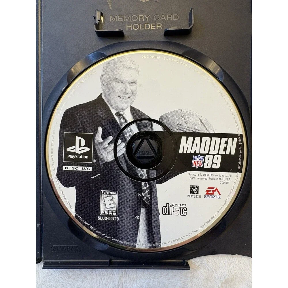 PlayStation 1 NFL Madden ‘99 Video Game